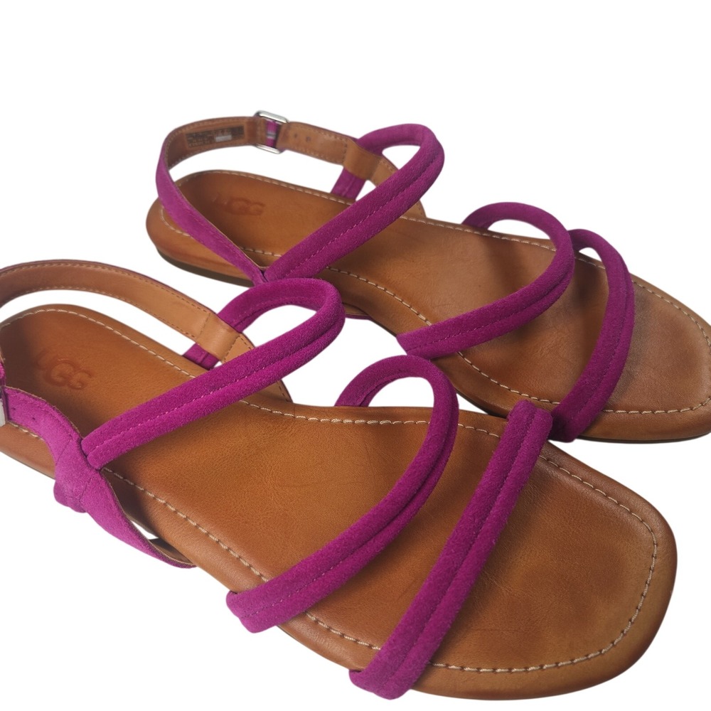 Women's Fuchsia UGG sandals 9